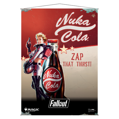 Fallout® Nuka-Cola Pinup Wall Scroll for Magic: The Gathering | Ultra PRO International