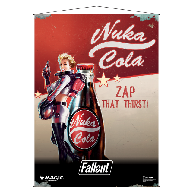 Fallout® Nuka-Cola Pinup Wall Scroll for Magic: The Gathering | Ultra PRO International