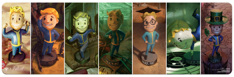 Fallout S.P.E.C.I.A.L. Bobbleheads 8ft Table Playmat for Magic: The Gathering | Ultra PRO International