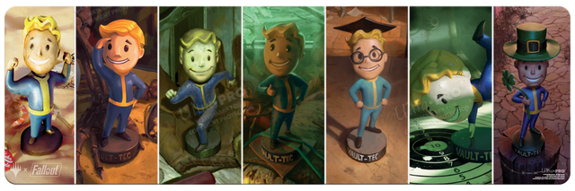 Fallout S.P.E.C.I.A.L. Bobbleheads 8ft Table Playmat for Magic: The Gathering | Ultra PRO International