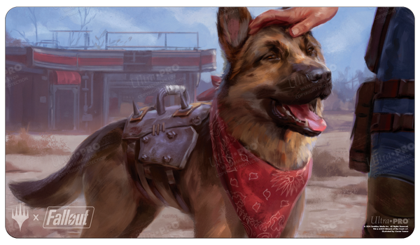 Fallout Dogmeat, Ever Loyal Standard Gaming Playmat for Magic: The Gathering