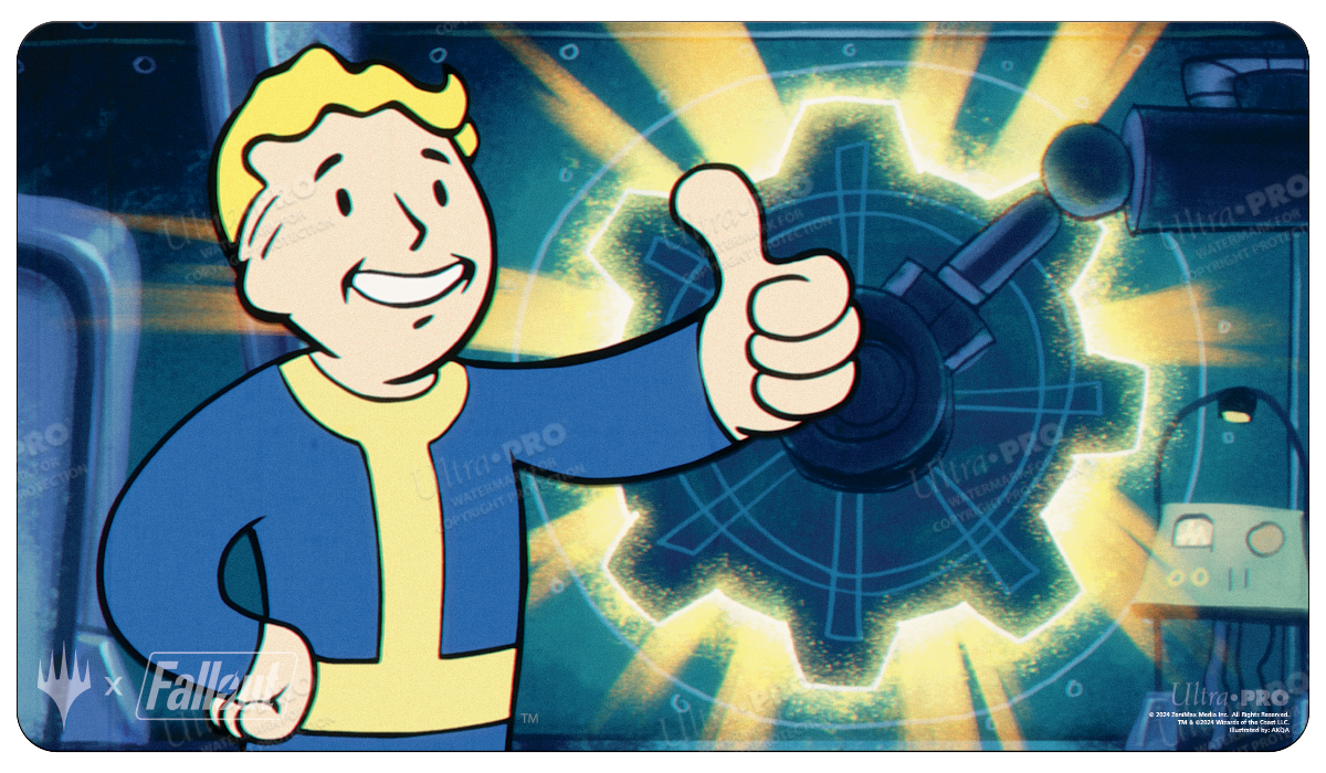 Fallout Sol Ring Standard Gaming Playmat for Magic: The Gathering Fallout Sol Ring Standard Gaming Playmat for Magic: The Gathering