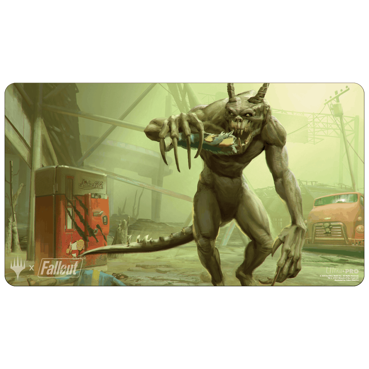 Fallout Tarmogoyf Standard Gaming Playmat for Magic: The Gathering
