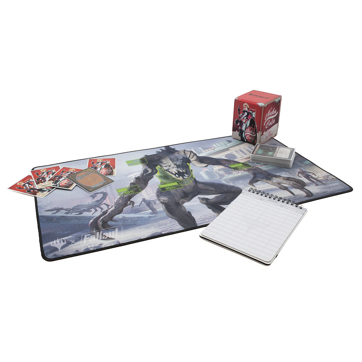 Fallout V.A.T.S Black Stitched Standard Gaming Playmat for Magic: The Gathering | Ultra PRO International