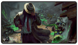 Fallout® Mysterious Stranger Black Stitched Standard Gaming Playmat for Magic: The Gathering | Ultra PRO International