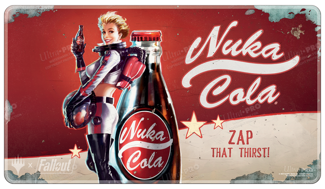 Fallout® Nuka-Cola Pinup Holofoil Standard Gaming Playmat for Magic: The Gathering | Ultra PRO International