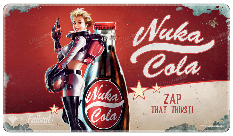 Fallout® Nuka-Cola Pinup Holofoil Standard Gaming Playmat for Magic: The Gathering