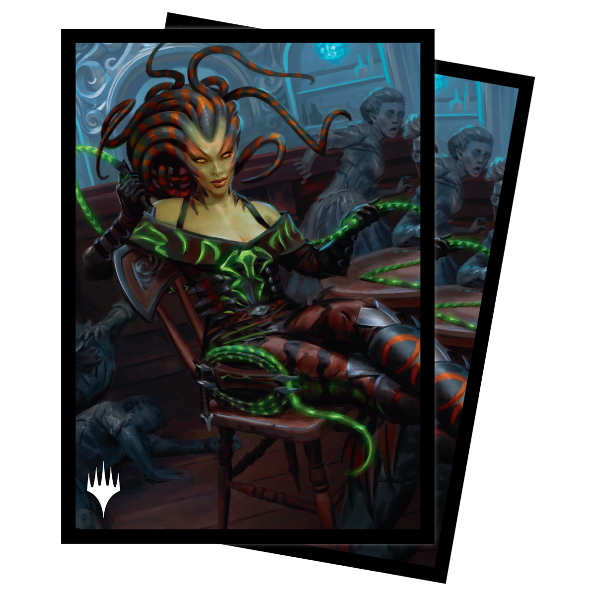 Outlaws of Thunder Junction Vraska, the Silencer Key Art Deck Protector Sleeves (100ct) for Magic: The Gathering | Ultra PRO International