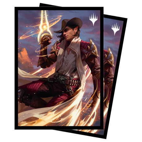 Outlaws of Thunder Junction Kellan, the Kid Key Art Deck Protector Sleeves (100ct) for Magic: The Gathering | Ultra PRO International