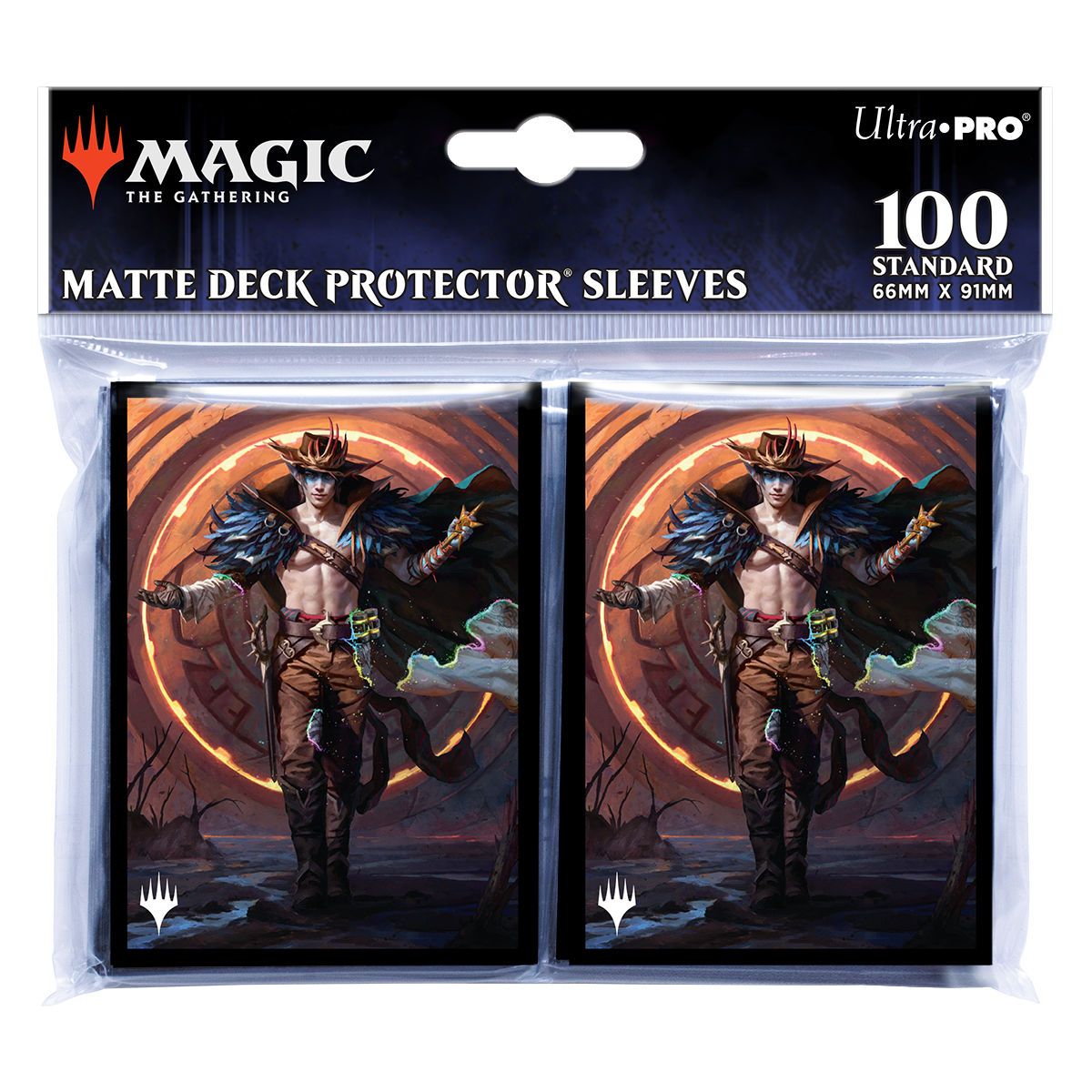 Outlaws of Thunder Junction Oko, the Ringleader Key Art Deck Protector Sleeves (100ct) for Magic: The Gathering