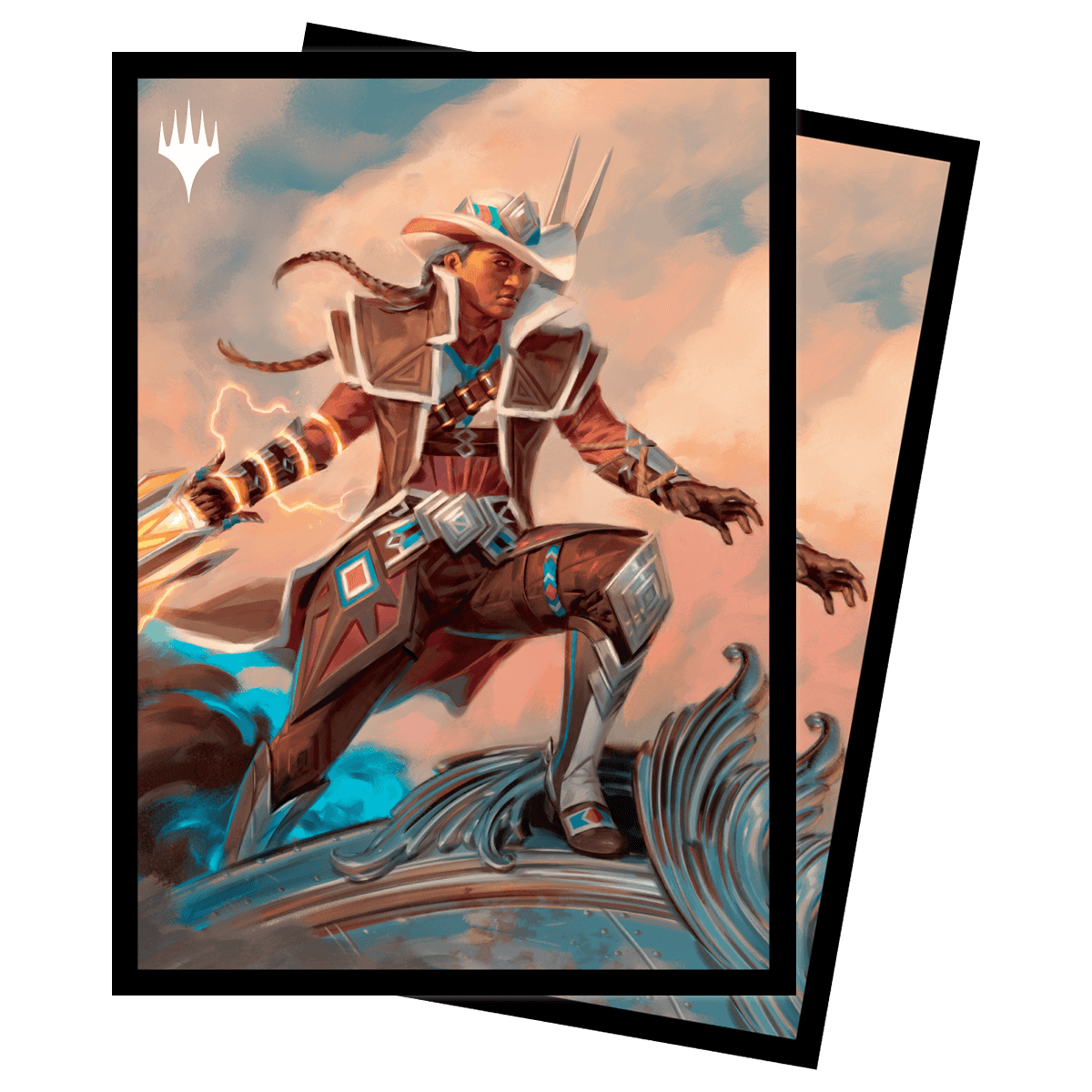 Outlaws of Thunder Junction Annie Flash, the Veteran Key Art Deck Protector Sleeves (100ct) for Magic: The Gathering | Ultra PRO International