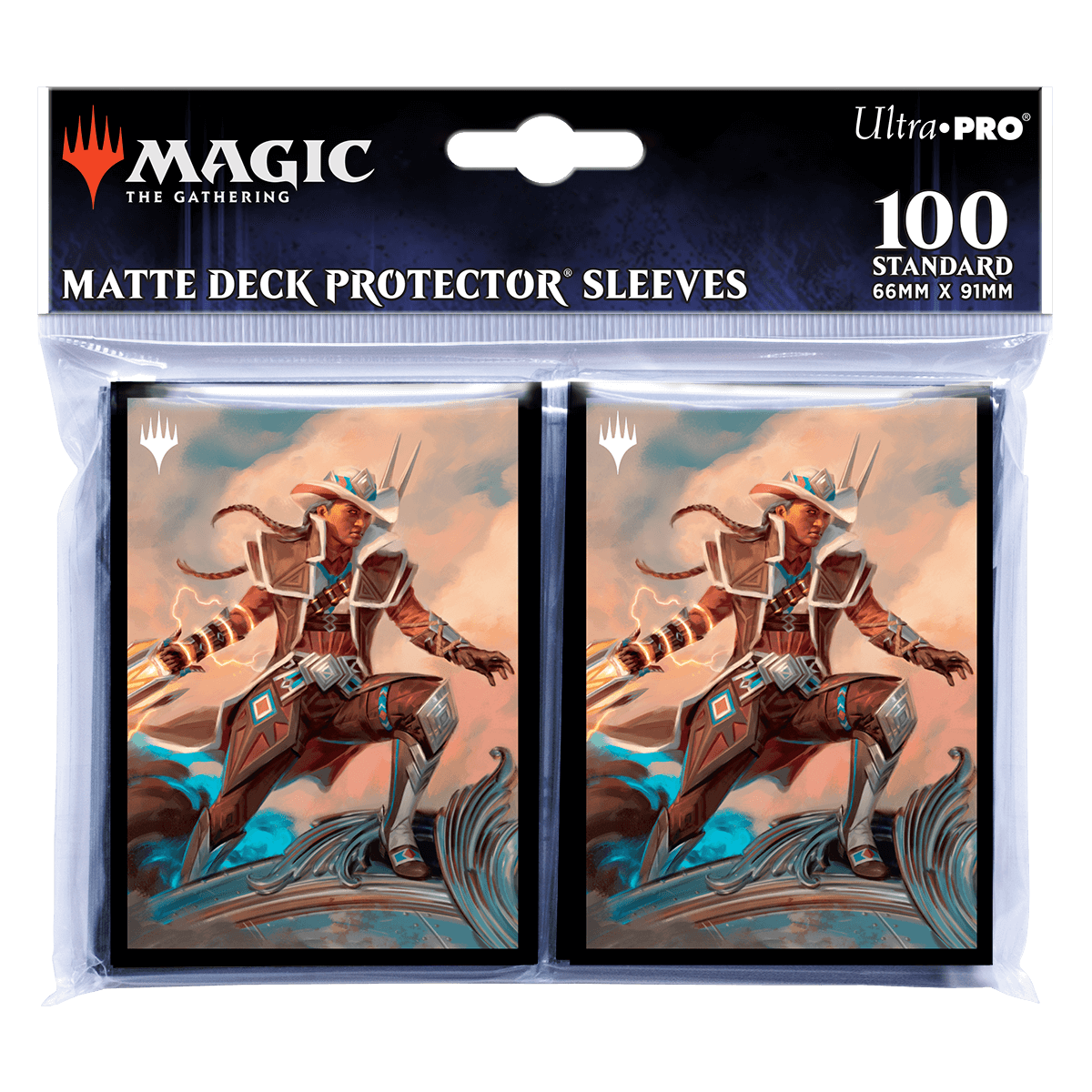 Outlaws of Thunder Junction Annie Flash, the Veteran Key Art Deck Protector Sleeves (100ct) for Magic: The Gathering | Ultra PRO International