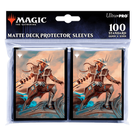 Outlaws of Thunder Junction Annie Flash, the Veteran Key Art Deck Protector Sleeves (100ct) for Magic: The Gathering | Ultra PRO International