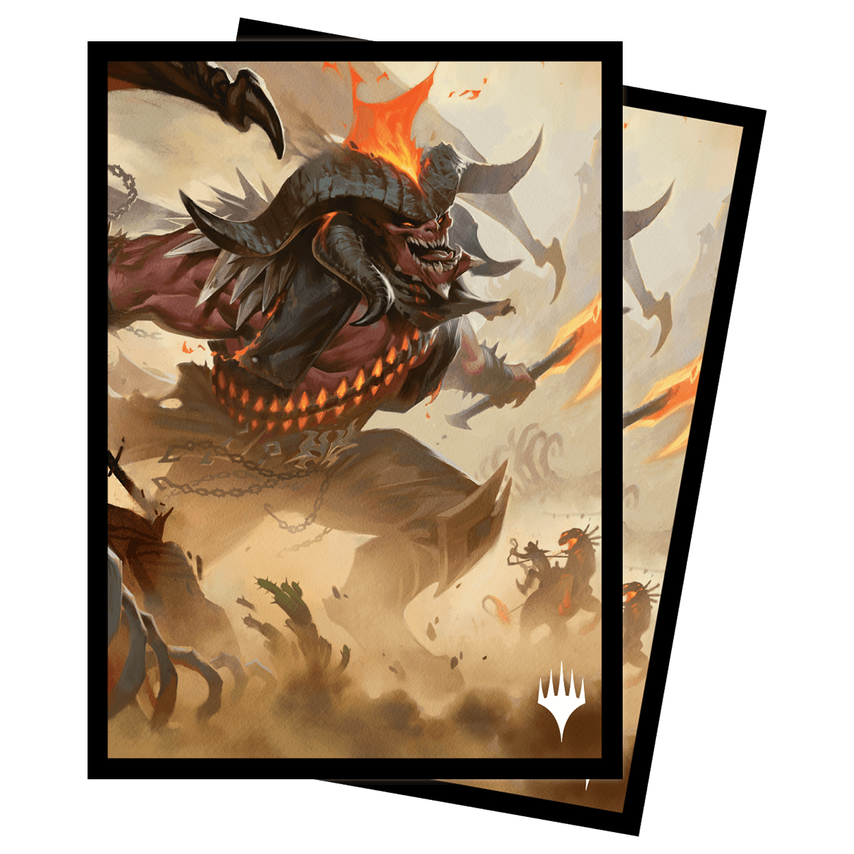 Outlaws of Thunder Junction Rakdos, the Muscle Key Art Deck Protector Sleeves (100ct) for Magic: The Gathering | Ultra PRO International