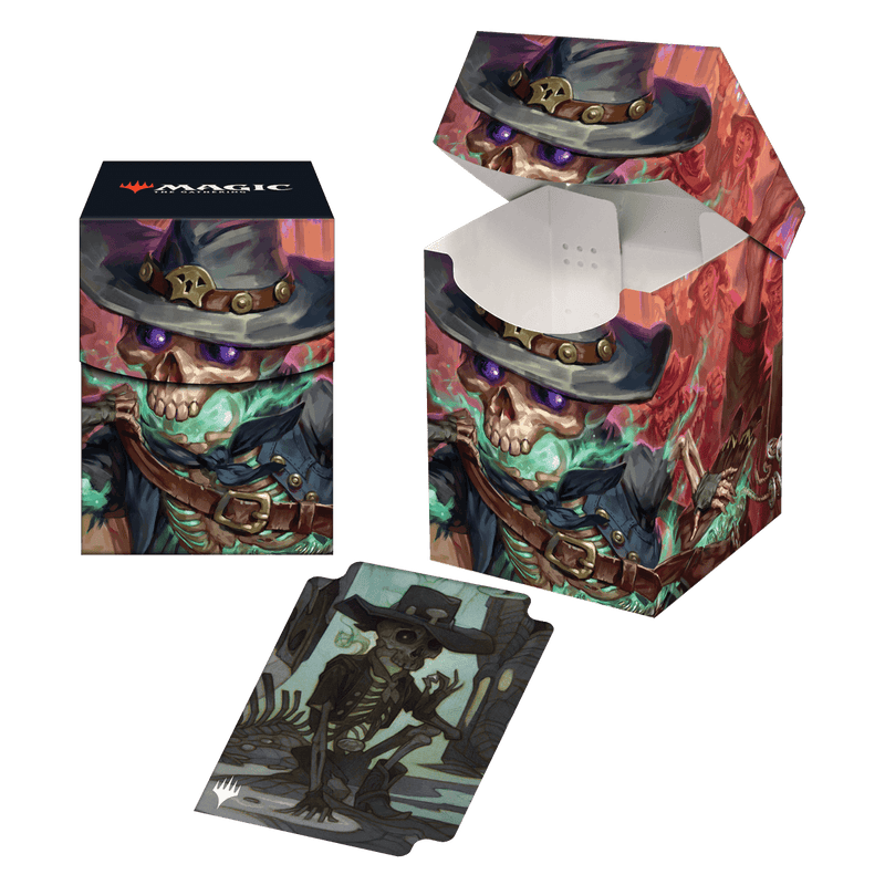 Outlaws of Thunder Junction Tinybones, the Pickpocket Key Art 100+ Deck Box® for Magic: The Gathering | Ultra PRO International