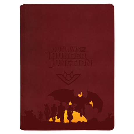 Outlaws of Thunder Junction Set Symbol and Gang Silhouette 9-Pocket Premium Zippered PRO-Binder for Magic: The Gathering | Ultra PRO International