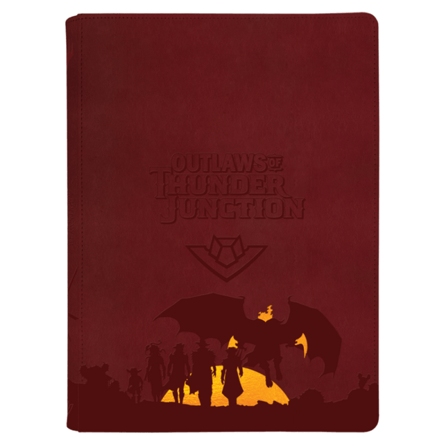 Outlaws of Thunder Junction Set Symbol and Gang Silhouette 9-Pocket Premium Zippered PRO-Binder for Magic: The Gathering | Ultra PRO International