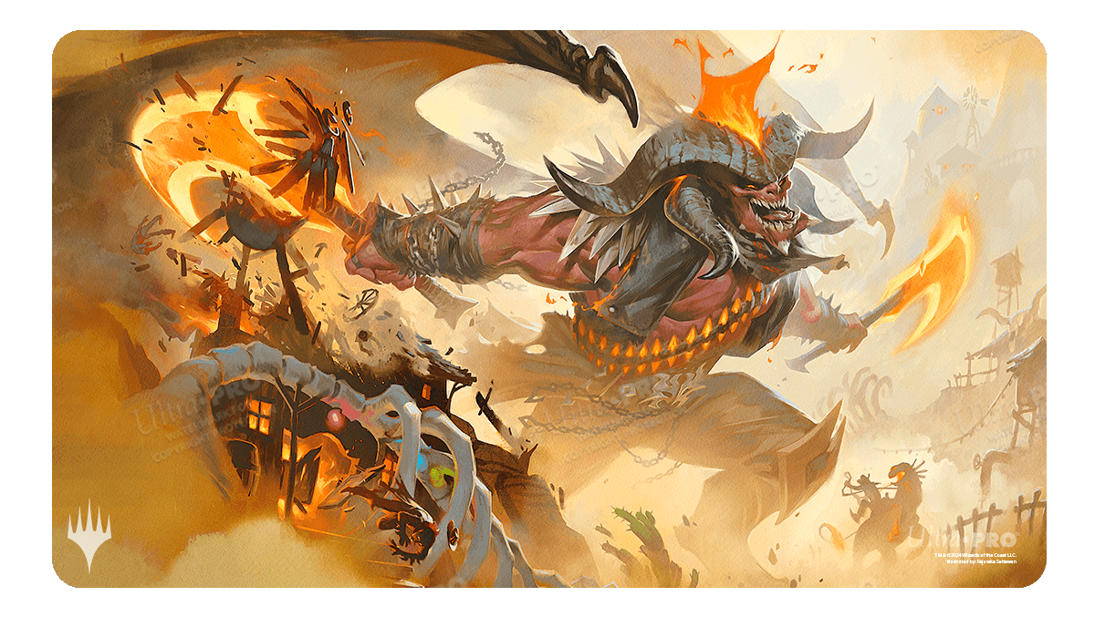 Outlaws of Thunder Junction Rakdos, the Muscle Standard Gaming Playmat Key Art for Magic: The Gathering | Ultra PRO International