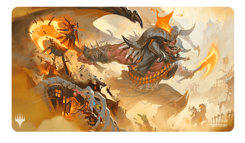 Outlaws of Thunder Junction Rakdos, the Muscle Standard Gaming Playmat Key Art for Magic: The Gathering | Ultra PRO International