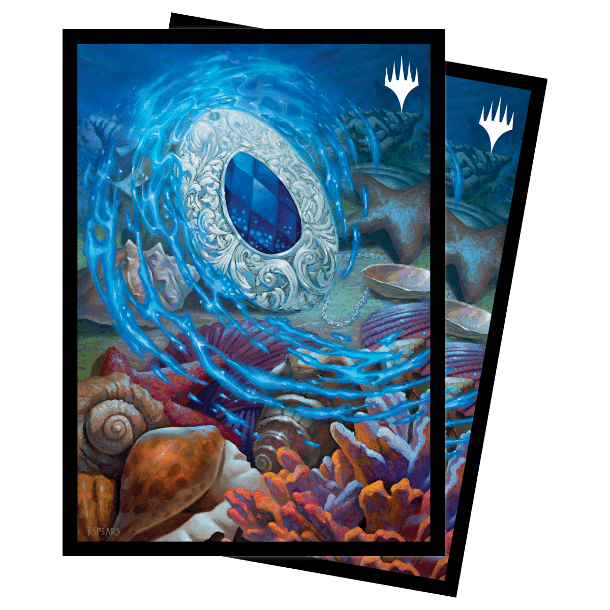 Modern Horizons 3 Sapphire Medallion Deck Protector Sleeves (100ct) for Magic: The Gathering