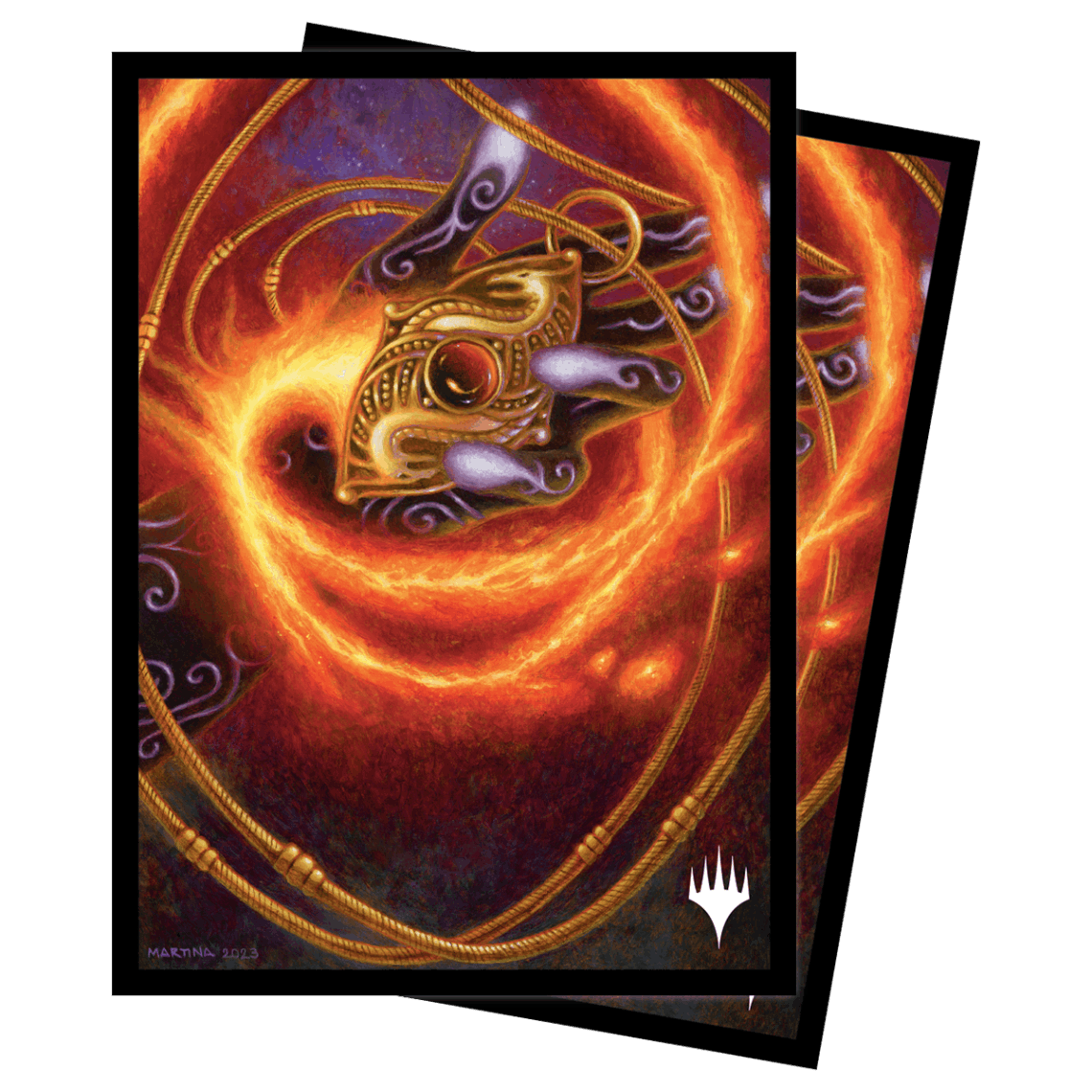 Modern Horizons 3 Ruby Medallion Deck Protector Sleeves (100ct) for Magic: The Gathering | Ultra PRO International