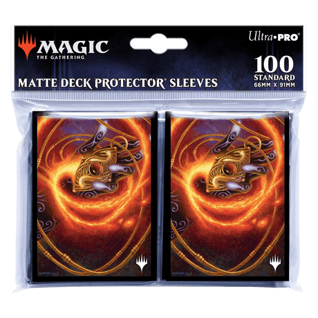 Modern Horizons 3 Ruby Medallion Deck Protector Sleeves (100ct) for Magic: The Gathering | Ultra PRO International