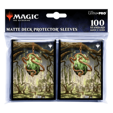 Modern Horizons 3 Emerald Medallion Deck Protector Sleeves (100ct) for Magic: The Gathering | Ultra PRO International