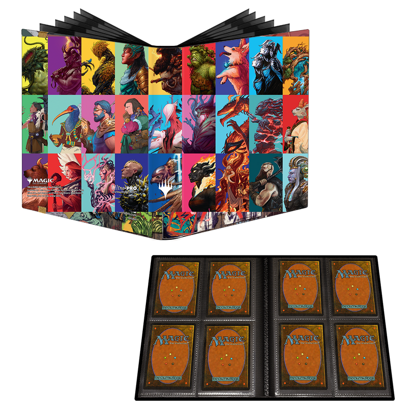 Modern Horizons 3 Pop Art Medley artwork 4-Pocket PRO-Binder for Magic: The Gathering | Ultra PRO International