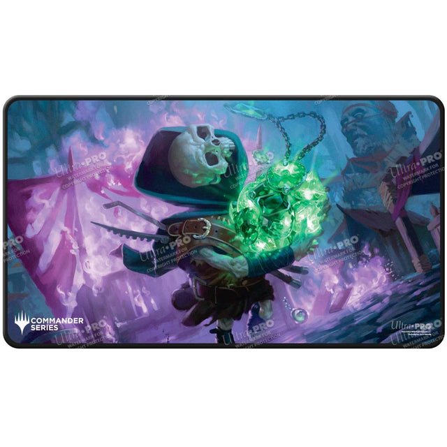 Commander Series #4 Shard - Tinybones (Fan-Voted) Black Stitched Playmat for Magic: The Gathering Front | Ultra PRO International
