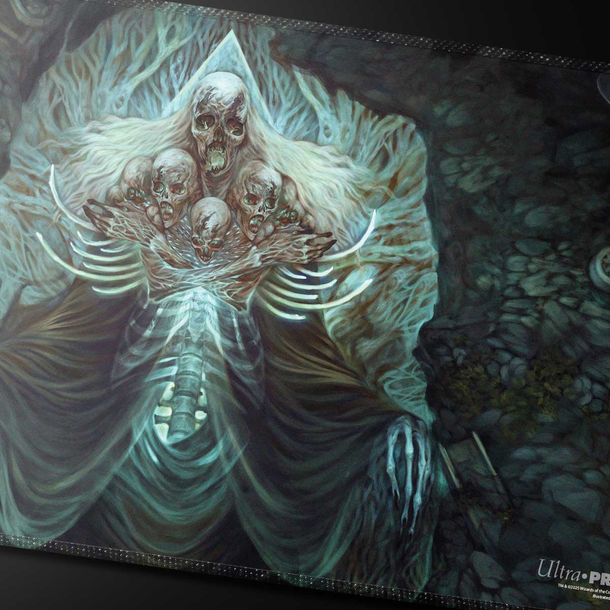 Commander Series #5 - Three Color Wedge - Myrkul Stitched Playmat