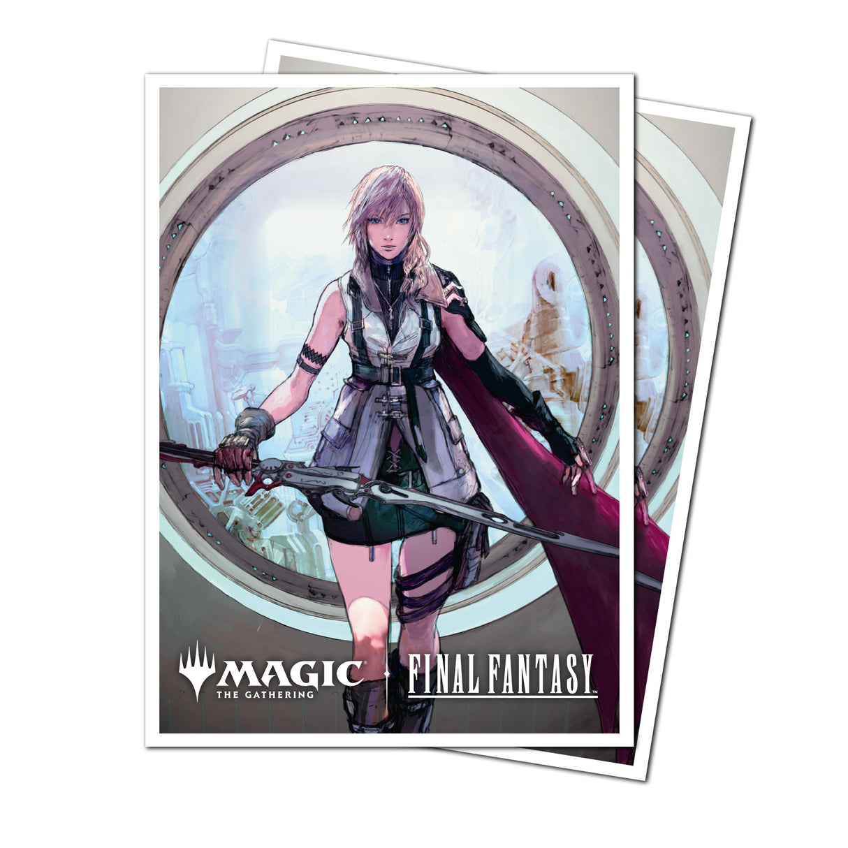 MAGIC: THE GATHERING®—FINAL FANTASY™ Lightning, Army of One 105ct APEX® DECK PROTECTOR® Sleeves for Magic: The Gathering Loose