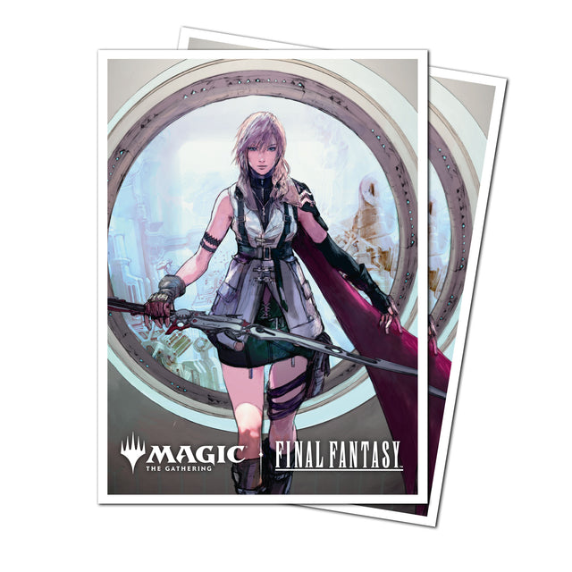 MAGIC: THE GATHERING®—FINAL FANTASY™ Lightning, Army of One 105ct APEX® DECK PROTECTOR® Sleeves for Magic: The Gathering Loose
