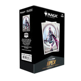 MAGIC: THE GATHERING®—FINAL FANTASY™ Lightning, Army of One 105ct APEX® DECK PROTECTOR® Sleeves for Magic: The Gathering Box Angle