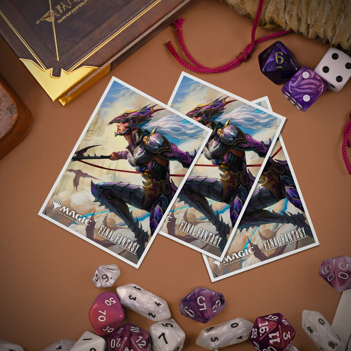 MAGIC: THE GATHERING®—FINAL FANTASY™ Kain, Traitorous Dragoon 105ct APEX® DECK PROTECTOR® Sleeves for Magic: The Gathering Lifestyle