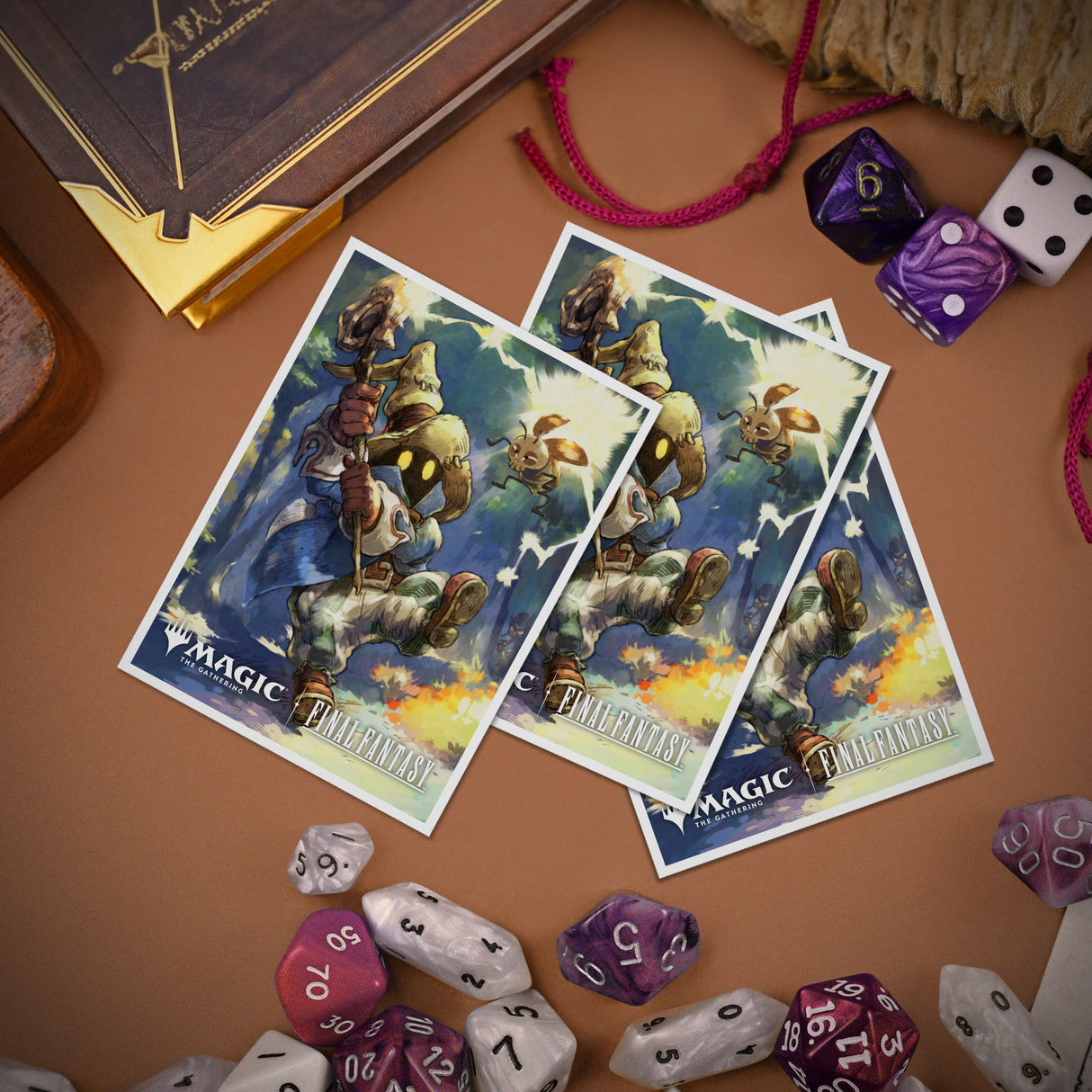 MAGIC: THE GATHERING®—FINAL FANTASY™ Vivi Ornitier 105ct APEX® DECK PROTECTOR® Sleeves for Magic: The Gathering Lifestyle | Ultra PRO International