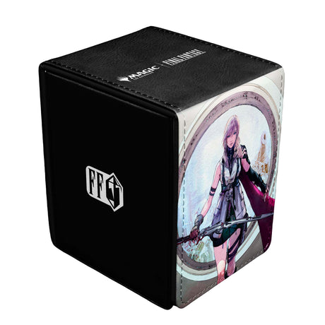 MAGIC: THE GATHERING®—FINAL FANTASY™ Lighting, Army of One Alcove Flip Deck Box for Magic: The Gathering Angle | Ultra PRO International