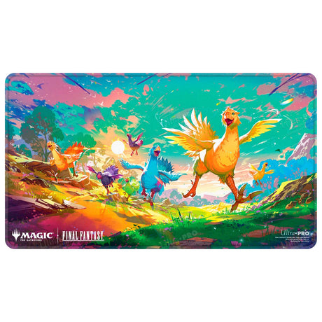 MAGIC: THE GATHERING®—FINAL FANTASY™ Chocobo Parade Holofoil® Playmat for Magic: The Gathering Front | Ultra PRO International