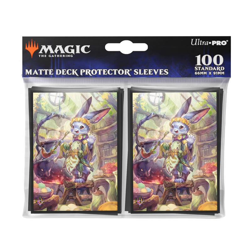 Bloomburrow Ms. Bumbleflower Deck Protector Sleeves (100ct) for Magic: The Gathering Package