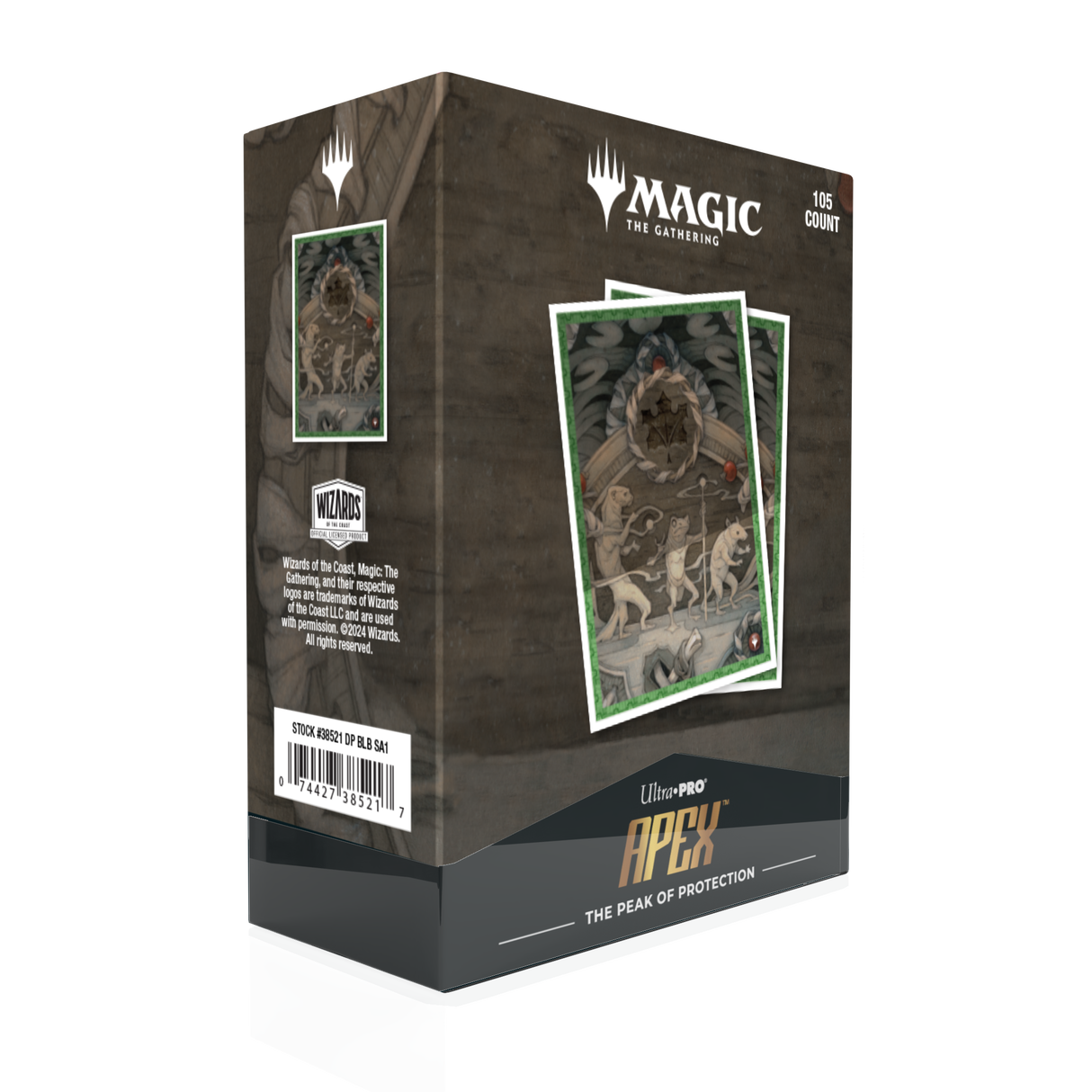 Bloomburrow Season of Weaving 105ct APEX™ Deck Protector Sleeves for Magic: The Gathering Box Angle | Ultra PRO International