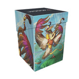 Bloomburrow Zinnia, Valley’s Voice (Commander - Family Matters Red/Blue/White) Deck Box 100+ for Magic: The Gathering Back