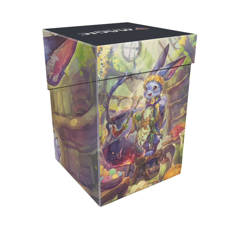 Bloomburrow Ms. Bumbleflower (Commander - Peace Offering Green/White/Blue) 100+ Deck Box for Magic: The Gathering Back