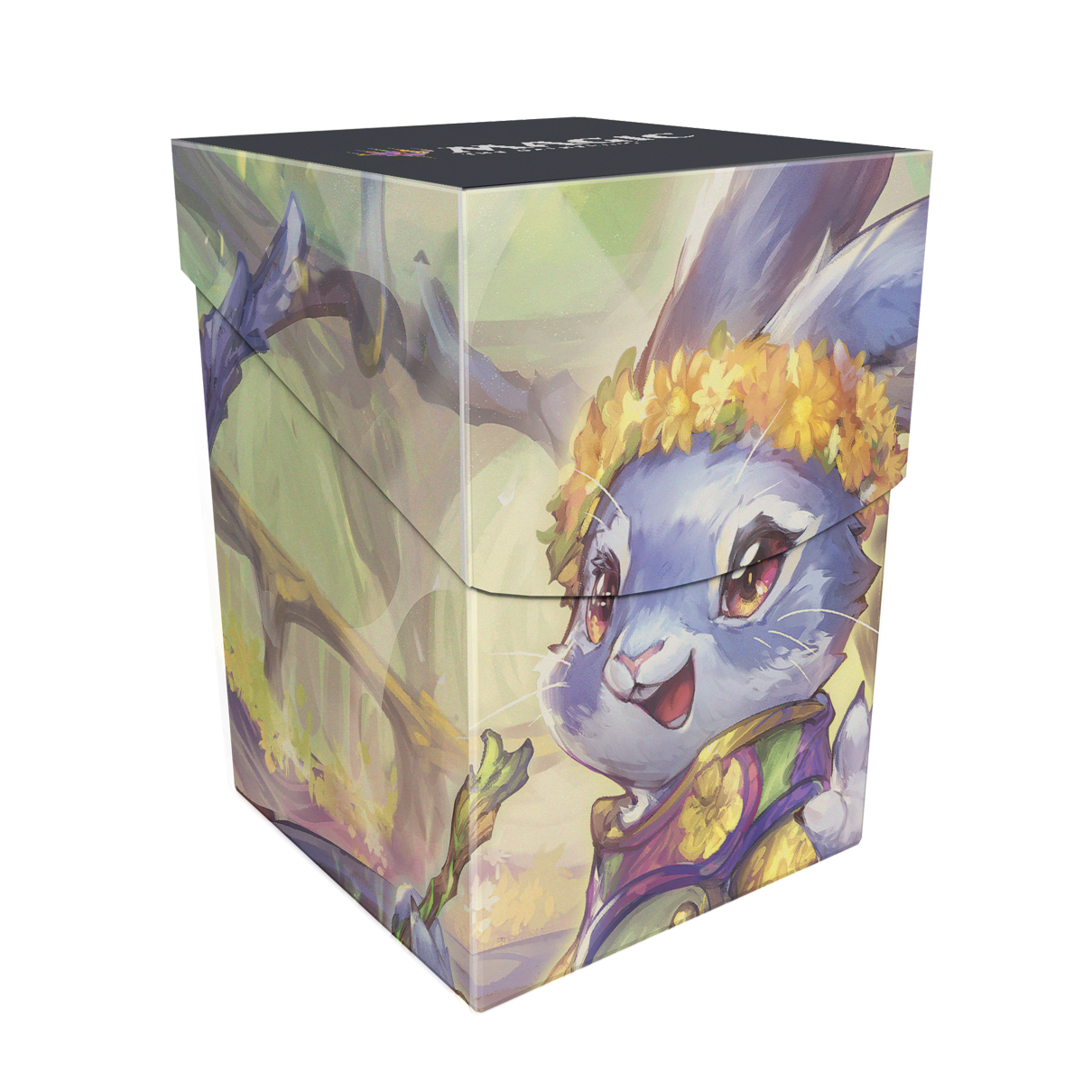 Bloomburrow Ms. Bumbleflower (Commander - Peace Offering Green/White/Blue) 100+ Deck Box for Magic: The Gathering Front