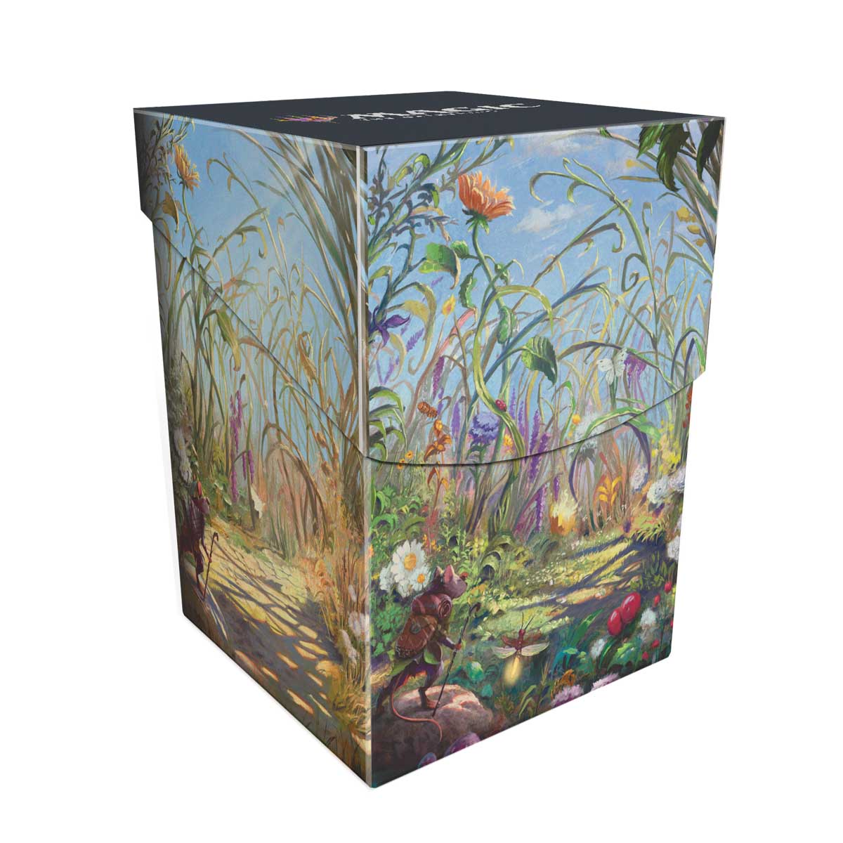 Bloomburrow Season Lands: Plains (Summer) 100+ Deck Box® White for Magic: The Gathering Front | Ultra PRO International