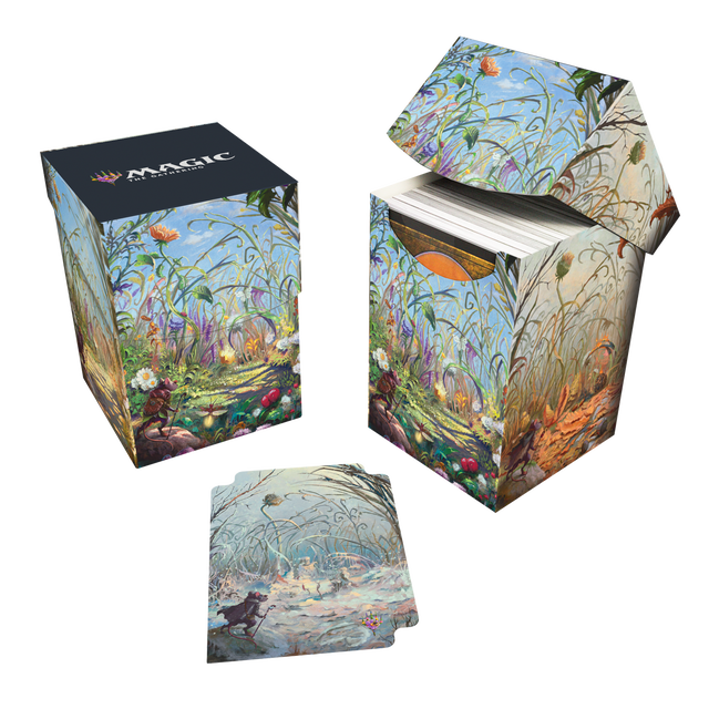 Bloomburrow Season Lands: Plains (Summer) 100+ Deck Box® White for Magic: The Gathering | Ultra PRO International