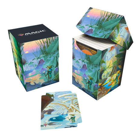 Bloomburrow Season Lands: Island (Summer) 100+ Deck for Magic: The Gathering Box | Ultra PRO International