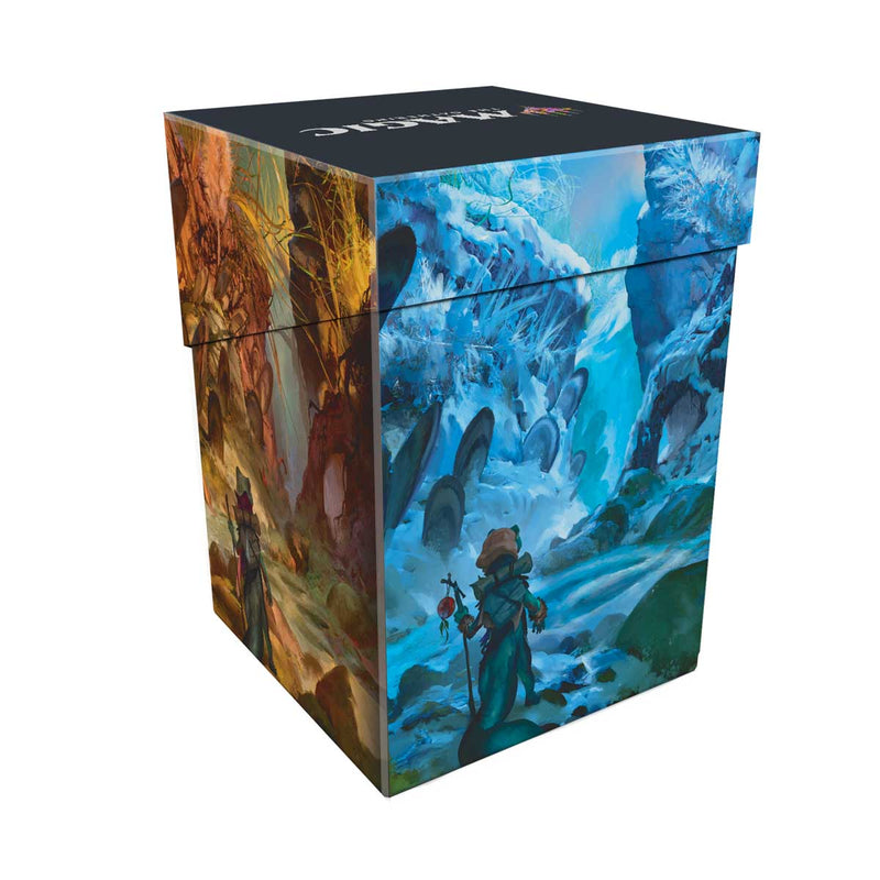 Bloomburrow Season Lands: Swamp (Summer) 100+ Deck Box Black for Magic: The Gathering Back | Ultra PRO International