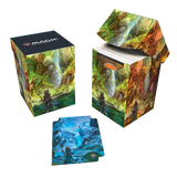 Bloomburrow Season Lands: Swamp (Summer) 100+ Deck Box Black for Magic: The Gathering | Ultra PRO International