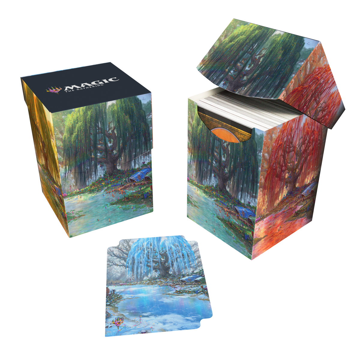 Bloomburrow Season Lands: Three Tree City (Summer) 100+ Deck Box® Multi for Magic: The Gathering | Ultra PRO International