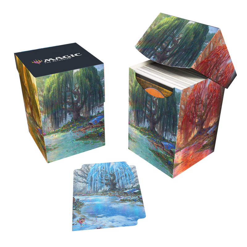 Bloomburrow Season Lands: Three Tree City (Summer) 100+ Deck Box® Multi for Magic: The Gathering | Ultra PRO International