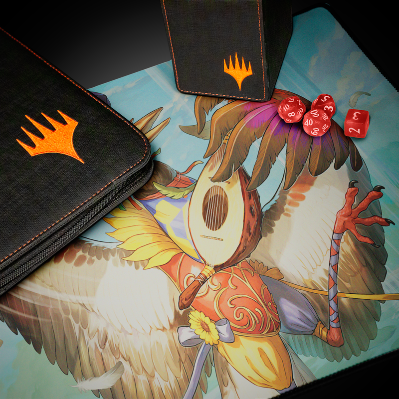 Bloomburrow Zinnia, Valley’s Voice Playmat for Magic: The Gathering Lifestyle | Ultra PRO International